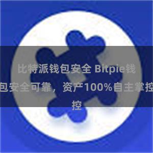 比特派钱包安全 Bitpie钱包安全可靠，资产100%自主掌控