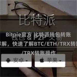 Bitpie官方 比特派钱包转账教程详解，快速了解BTC/ETH/TRX转账操作