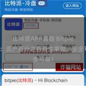 比特派APP直链 Bitpie钱包：资产百分之百自主掌控，安全可靠！