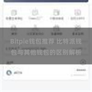 Bitpie钱包推荐 比特派钱包与其他钱包的区别解析