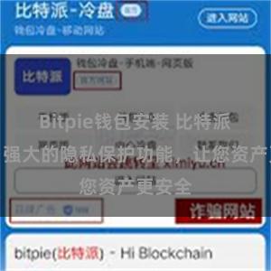 Bitpie钱包安装 比特派钱包：强大的隐私保护功能，让您资产更安全