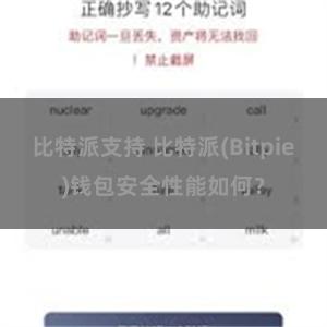 比特派支持 比特派(Bitpie)钱包安全性能如何？